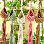 Mini Macrame Air Plant Hanger
