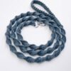 50-Inch Hand-Tied Spiral Macrame Dog Leash