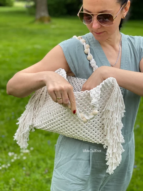 Macrame Handbag PDF Pattern