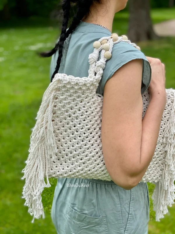 Macrame Handbag PDF Pattern