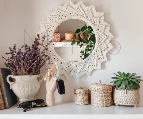 Macrame Mandala Mirror