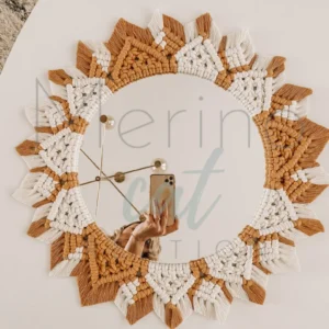 Handmade Macrame Mandala Mirror