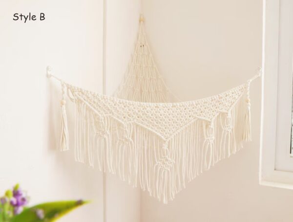Handwoven Macrame Toy Hammock