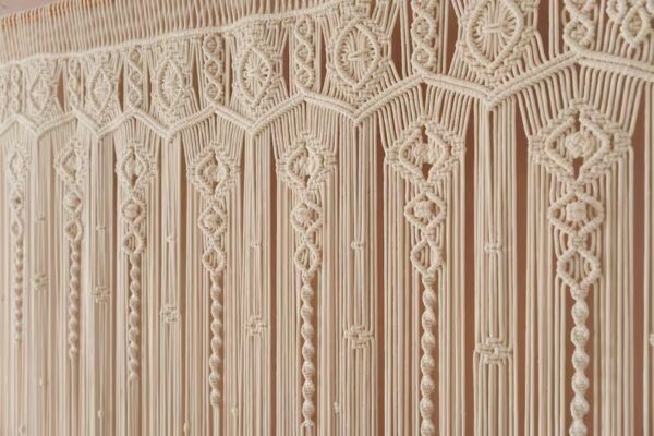 Macramé Window Valance