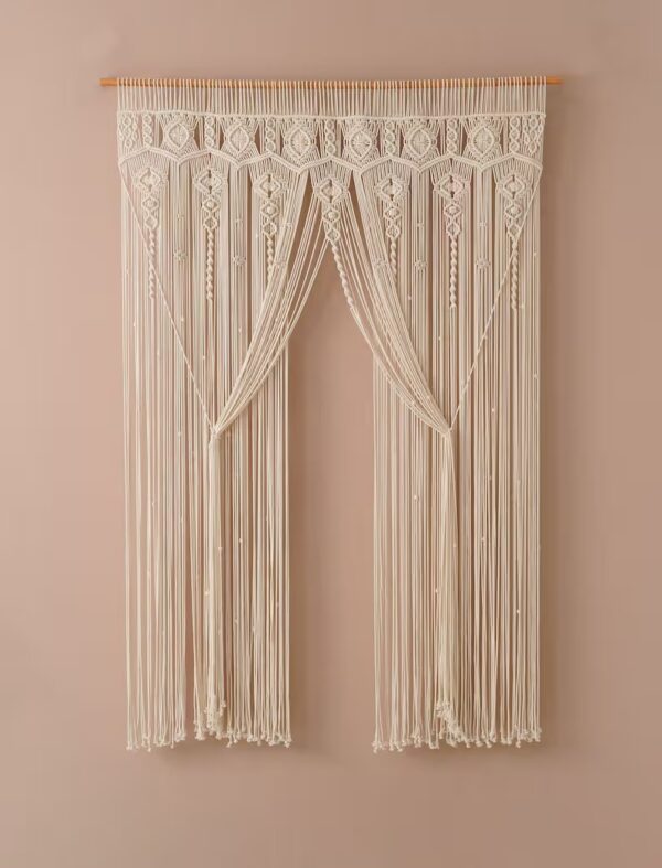 Macramé Window Valance