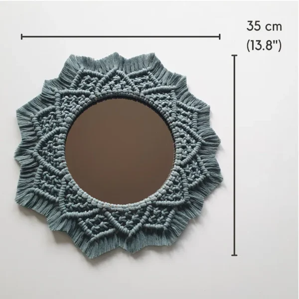 Macrame Tutorial: Mandala Mirror “Cornelia