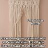 Macramé Window Valance
