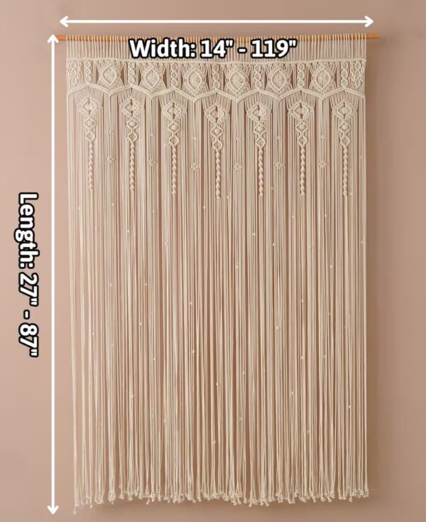 Macramé Window Valance