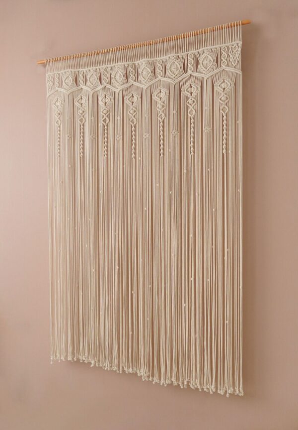 Macramé Window Valance