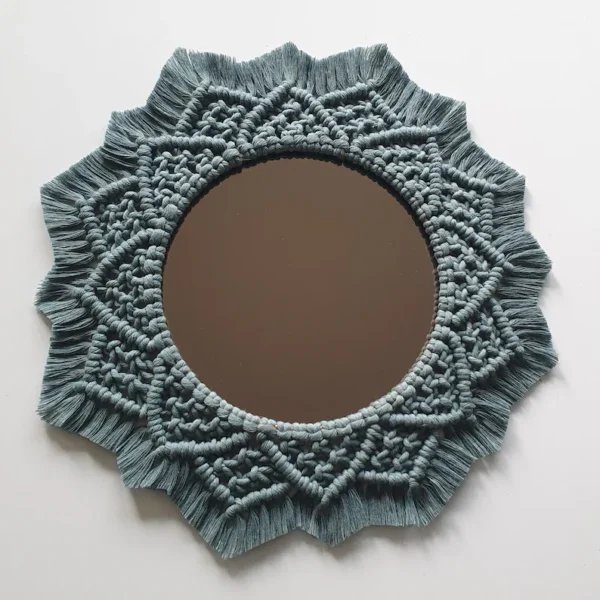 Macrame Tutorial: Mandala Mirror “Cornelia