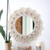 Handcrafted Boho Macrame Mirror