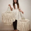 Handmade Macrame Lampshade
