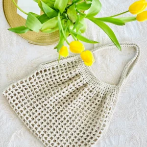Easy Crochet Market Tote Bag