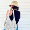 Handmade Cotton Mesh Shoulder Bag