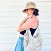 Handmade Cotton Mesh Shoulder Bag