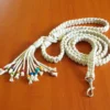 Handmade Boho Macrame Dog Leash with Tassel Handmade Boho Macrame Dog Leash with Tassel