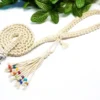 Handmade Boho Macrame Dog Leash with Tassel