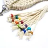 Handmade Boho Macrame Dog Leash with Tassel