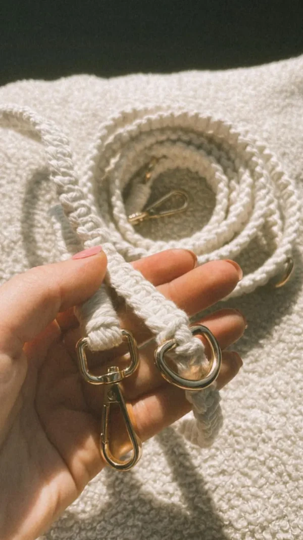 Handmade Macrame Dog Leash