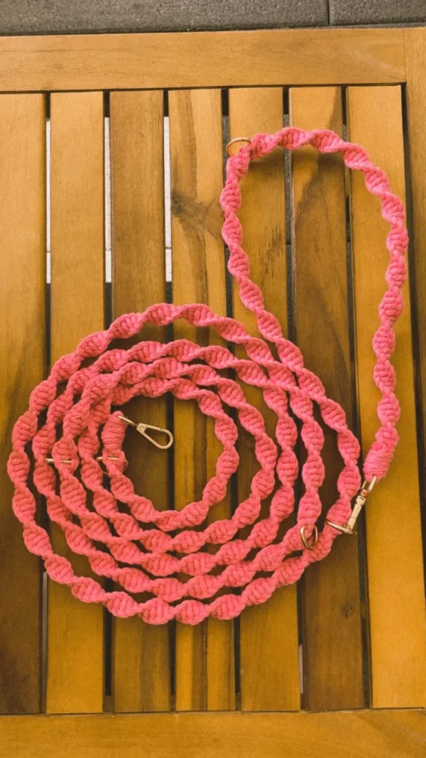 Handmade Macrame Dog Leash