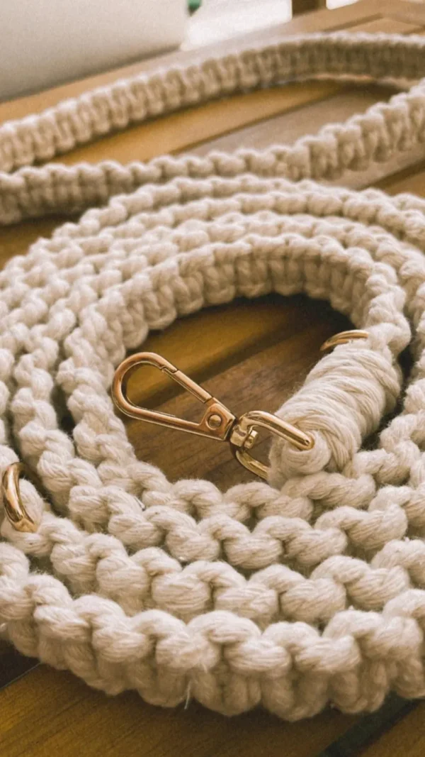 Handmade Macrame Dog Leash
