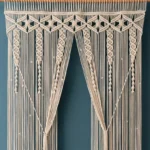 Custom Macramé Curtain Valance