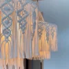 Handmade Macrame Lampshade