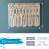 Boho Macramé Curtain