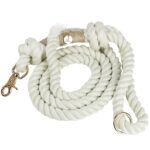Cream Cotton Rope Dog Leash