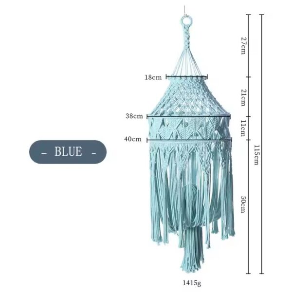 High-Quality AAE Bohemian Macrame Lantern Lamp Shade