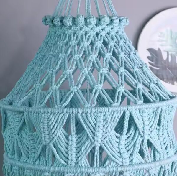 High-Quality AAE Bohemian Macrame Lantern Lamp Shade