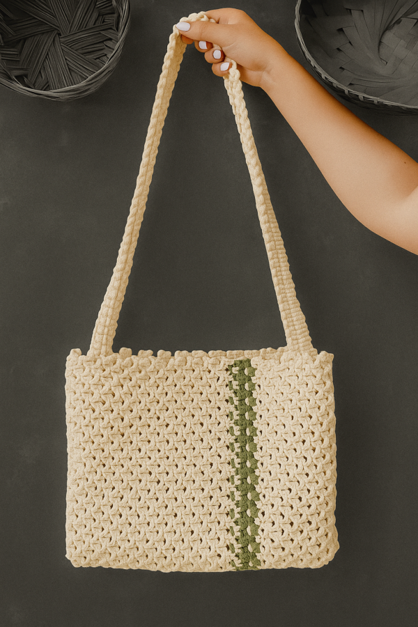 Handmade Boho Macrame Bag