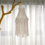 Hot Sale 100% Handmade Macrame Hanging Light Cover