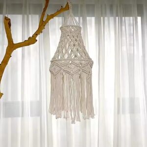 Hot Sale 100% Handmade Macrame Hanging Light Cover