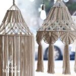 Handmade 100% Cotton Macrame Lamp Shade
