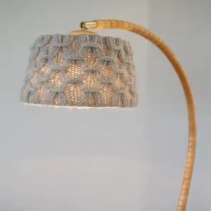 Eco-Friendly Handmade Macrame Lamp Shade: