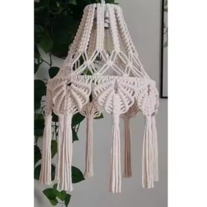 High-Quality Boho Large Cotton Ceiling Lamp Shade
