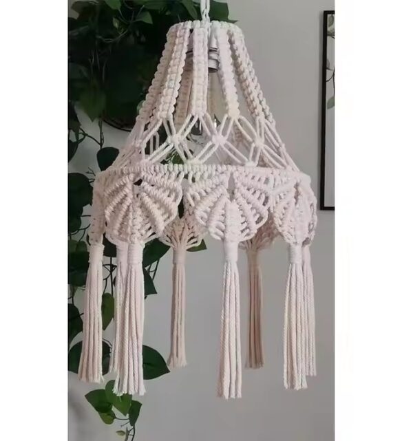 High-Quality Boho Large Cotton Ceiling Lamp Shade