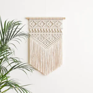 Geometric Boho Macrame Wall Hanging
