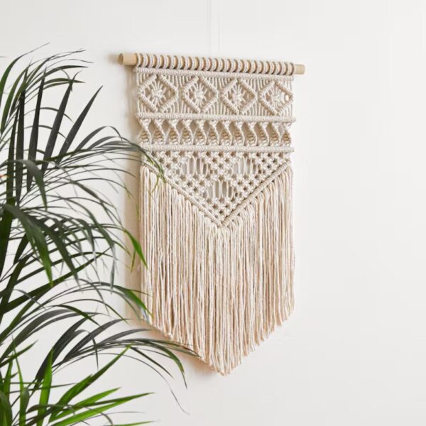 Geometric Boho Macrame Wall Hanging