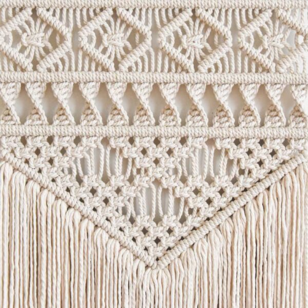 Geometric Boho Macrame Wall Hanging