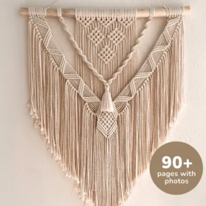 Layered Diamond Macrame Wall Hanging