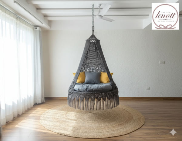 Luxurious Bohemian Macrame Hanging Chair