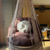 Boho-Style Macrame Hanging Swing Chair