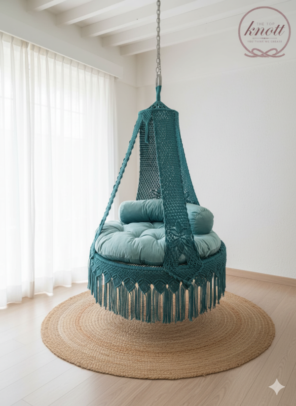 Luxurious Bohemian Macrame Hanging Chair