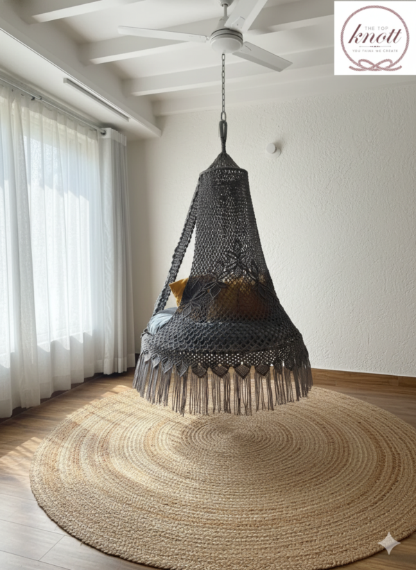Luxurious Bohemian Macrame Hanging Chair