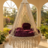 Boho Chic Macramé Hanging Chair | Stylish Indoor & Outdoor.