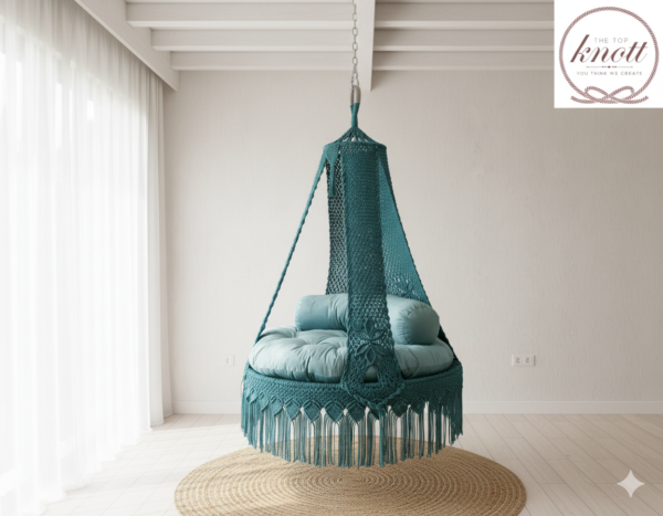 Luxurious Bohemian Macrame Hanging Chair