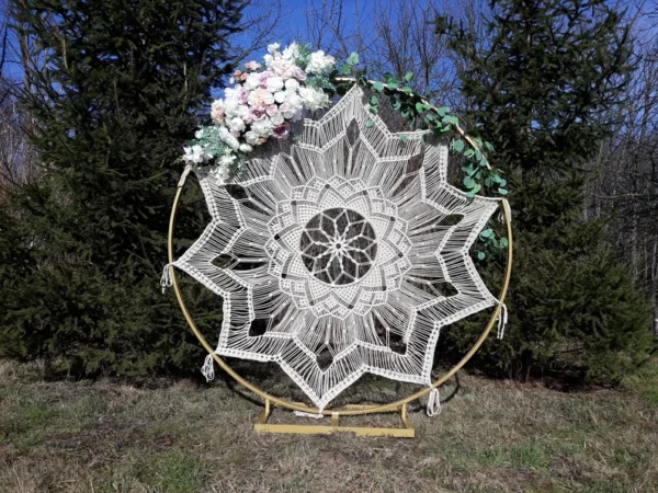Boho Macrame Wedding Backdrop