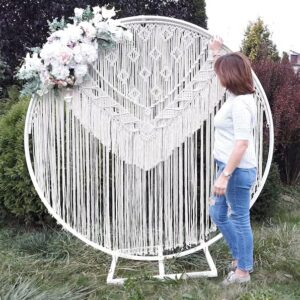 Handmade Wedding Macrame Backdrop